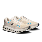 Women's On Clousurfer 2. Cream upper. White midsole. Lateral view.