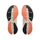 Women's On Cloudsurfer Max. White upper. White midsole. Bottom view.