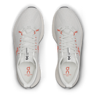 Women's On Cloudsurfer Max. White upper. White midsole. Top view.