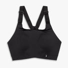 Women's On Running Endurance Bra. Black. Front view.