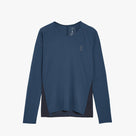 Women's On Running Performance Long-T. Dark Blue. Front view.