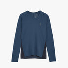 Women's On Running Performance Long-T. Dark Blue. Front view.