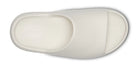 Oofos Ooahh PLUS slide. White. Top view.