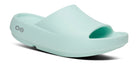 Women's Oofos OOahh PLUS Slide Mint lateral view