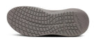 Women's Oofos Roam Ripstop. Tan upper. Grey midsole. Bottom view.