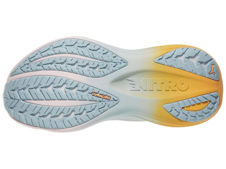 Women's PUMA MagMax Nitro 2 in Warm White/Leucite - outsole view