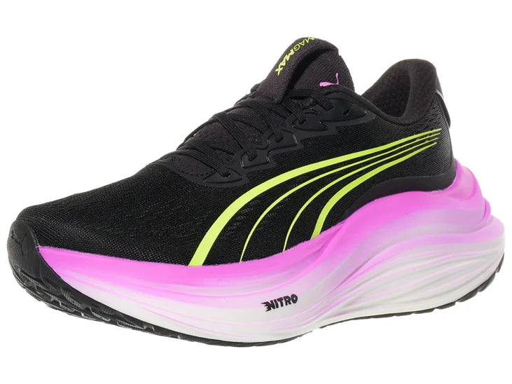 Women's PUMA MagMax Nitro | Puma Black/Yellow Alert – Confluence
