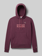 Women's Rabbit Go-To Hoodie- Mother Runner. Mauve colorway. Front view.