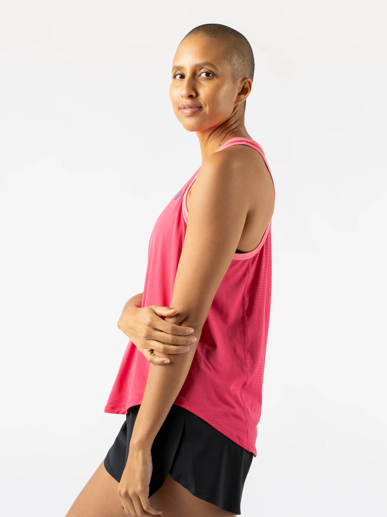 Women's rabbit On The Go Tank. Dark Pink.