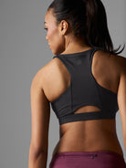 Women's rabbit Pocket Bra in Black