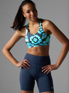 Women's rabbit Pocket Bra in Opal Floral