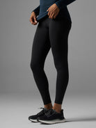 Women's rabbit Tights. Black.