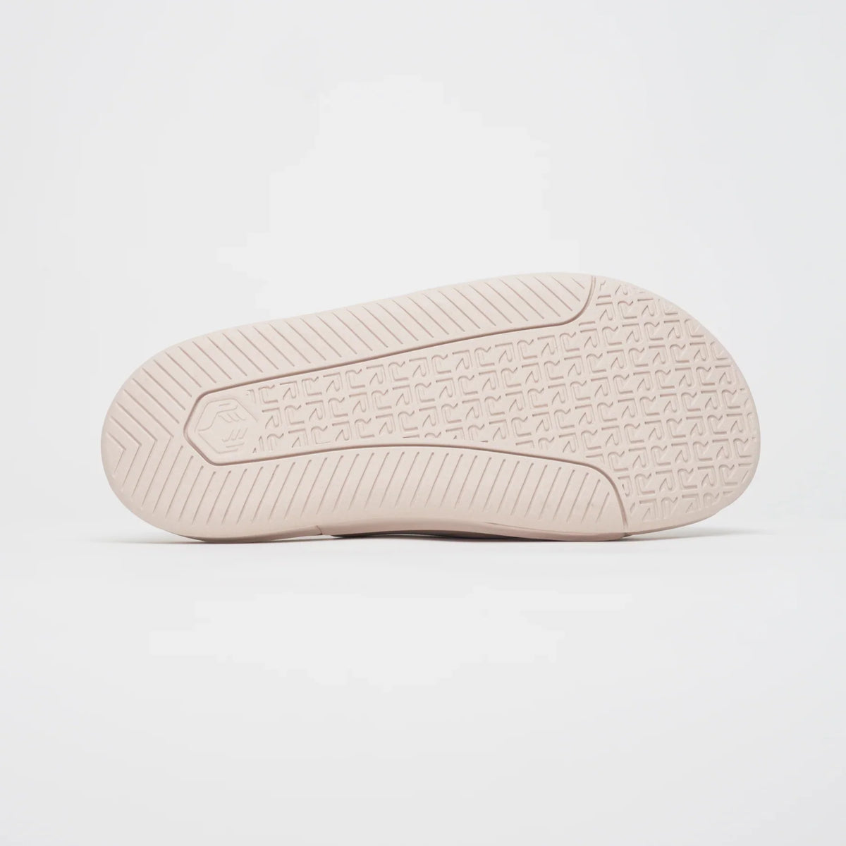 Women's Roll Recovery SUPERPLUSH Slide Coconut Cream outsole view.