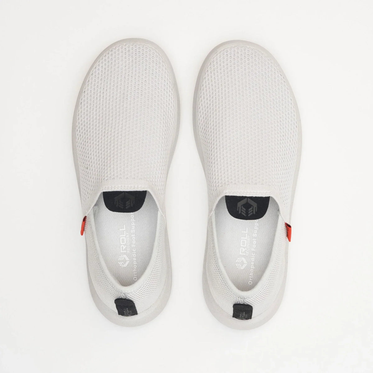 Women's Roll Recovery SUPERPLUSH Classic Oyster/Moon top view.