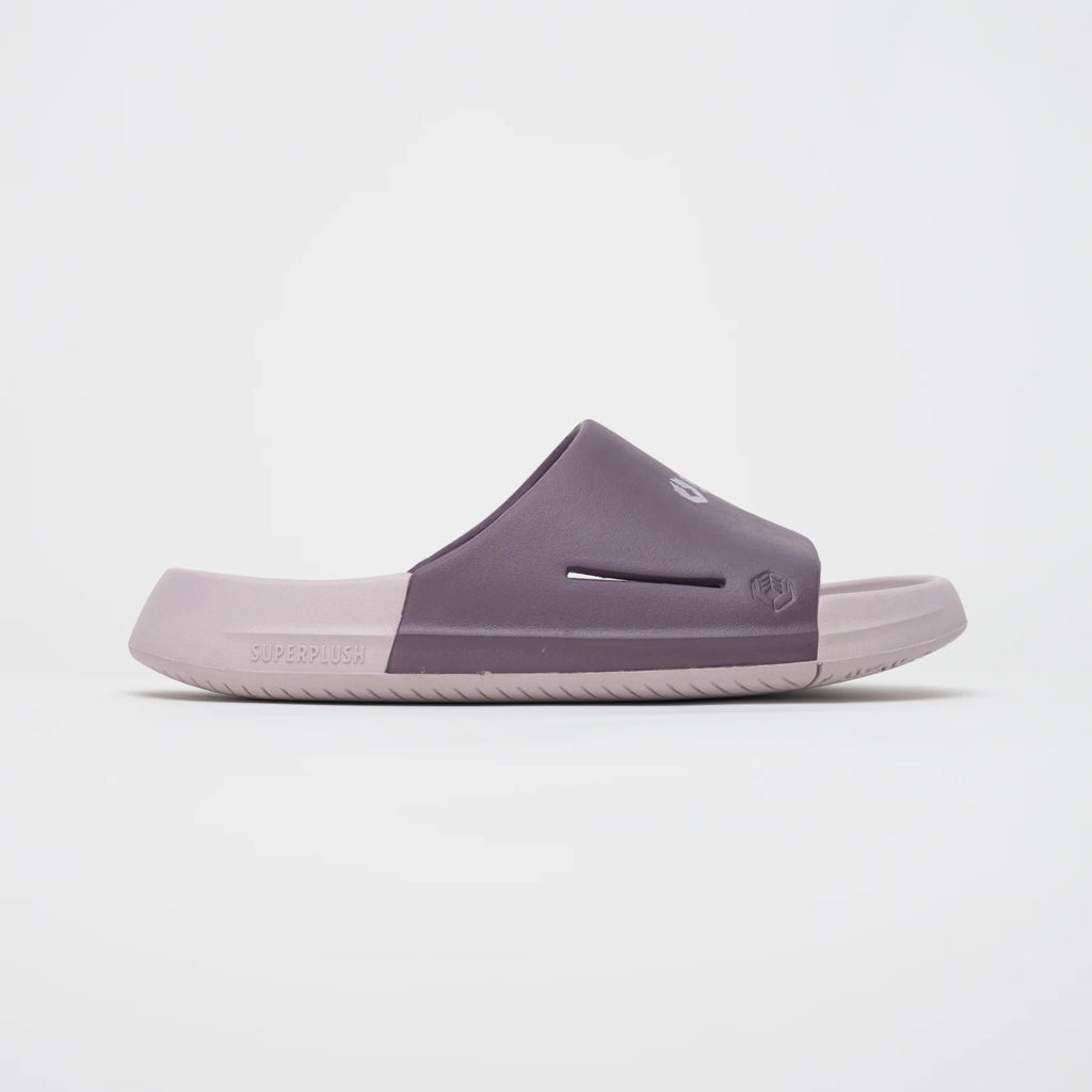 Women's Roll Recovery Superplush Slide. Lavender Lux.