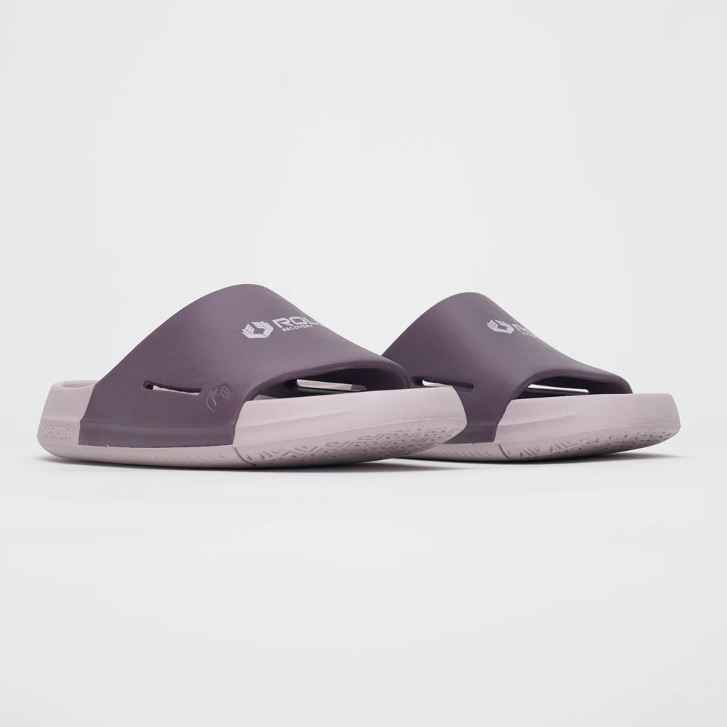 Women's Roll Recovery Superplush Slide. Lavender Lux.