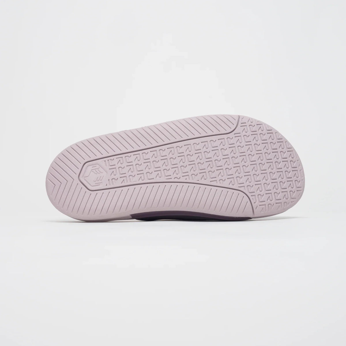 Women's Roll Recovery SUPERPLUSH Slide Lavender Lux outsole view.