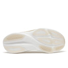 Women's Saucony Endorphin Azura. Beige upper. White midsole. Bottom view.