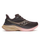 Women's Saucony Endorphin Speed 5. Torte/Aureate. Lateral view.