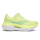 Women's Saucony Endorphin Trainer. Sunny/Denim. Lateral view.