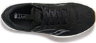 Women's Saucony Freedom 5. Black upper. White midsole. Top view.