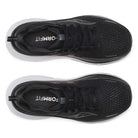 Women's Saucony Guide 18. Black/White. Top view.