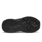 Women's Saucony Guide 18. Black midsole. Black outsole. Bottom view.