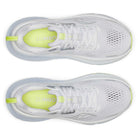 Women's Saucony Guide 18. White/Ice Melt. Top view.