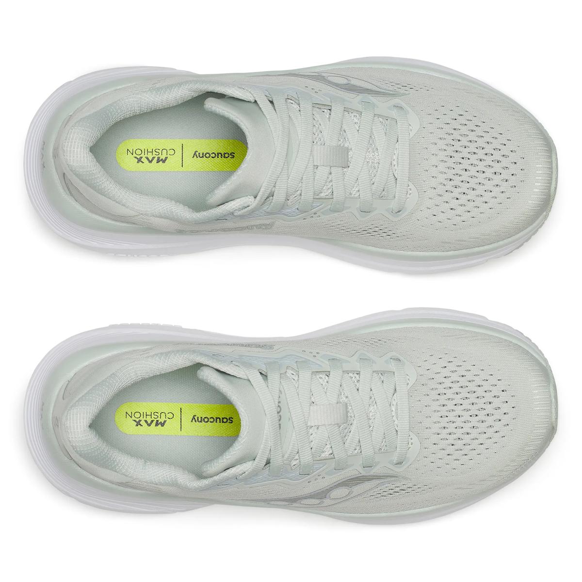 Women's Saucony Guide 19. Cast/Silver. Top view.