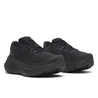 Women's Saucony Guide 19. Black upper. Black midsole. Lateral view.