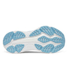 Women's Saucony Hurricane 25. Cloud/Breeze. Outsole view.