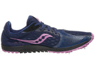 Women's Saucony Kilkenny XC 9. Indigo. Medial view.