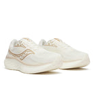 Women's Saucony Ride 18. Vanilla. Lateral view.