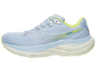 Women's Saucony Ride 19. Skyward/Silver. Lateral view.