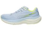 Women's Saucony Ride 19. Skyward/Silver. Lateral view.