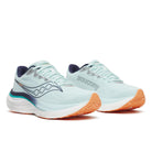 Women's Saucony Ride 19. Spa/Naval. Lateral view.