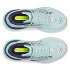 Women's Saucony Ride 19. Spa/Naval. Top view.