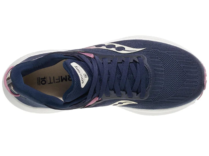 Saucony Triumph 21 Women s Navy Orchid Confluence Running
