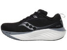 Women's Saucony Triumph 22 Black/White lateral view