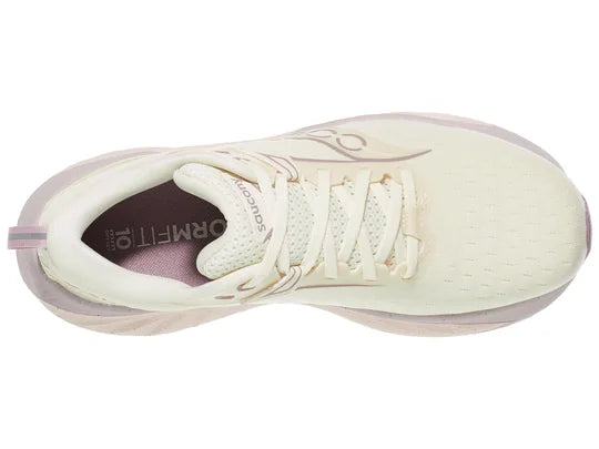 Women's Saucony Triumph 22 Vanilla top view