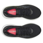 Women's Saucony Triumph 23. Black/White. Top view.
