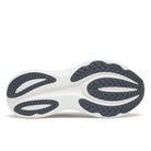 Women's Saucony Triumph 24. Black upper. White midsole. Bottom view.
