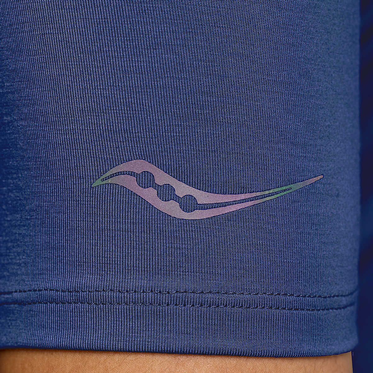 Women's Saucony Triumph Short Sleeve Navy detail