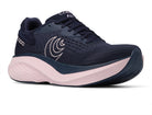 Women's Topo Atmos 2. Purple upper. Pink midsole. Lateral view.