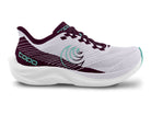 Women's Topo Cyclone 3. Light Purple upper. White midsole. Lateral view.