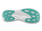 Women's Topo Cyclone 3. Light Purple upper. White midsole. Bottom view.