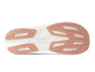 Women's Topo Phantom 4. Pink upper. White midsole. Bottom view.