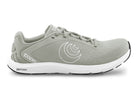 Women's Topo ST-6. Grey upper. White midsole. Lateral view.