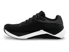Women's Topo Athletic Ultrafly 5 in Black/White, medial view