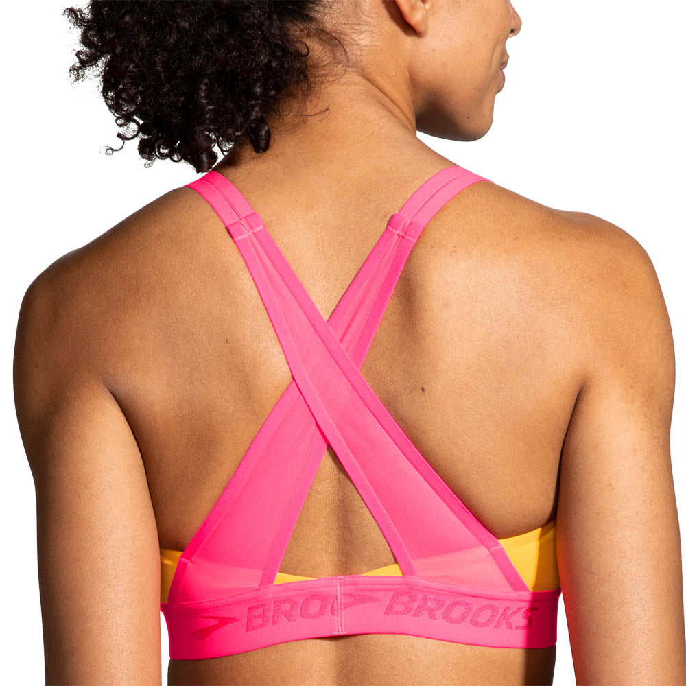 Women's Brooks Drive Plunge. Yellow. Rearview.